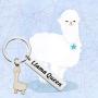 BAUNA Llama Gifts Alpaca Pendant Llama Queen Keychain Animal Llama Jewelry