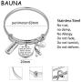 BAUNA Encouragement Bracelet Warrior Gifts Shes a Worrier and Her Prayer Can Move Mountains Addiction Recovery Gifts Sober Jewelry Gifts for Her