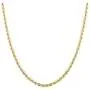 Sterling Silver 2mm diamond cut rope chain necklace- Made In Italy Sterling Silver 2mm diamond cut rope chain necklace- Made In Italy
