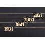 Aimber Birth Year Necklace 18K Gold Plated Birth Year Number Pendant Necklace Stainless Steel Birthday Year Necklace for Women,1970-2024
