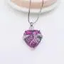 LYFML Heart Crystal Cremation Jewelry Urn Necklace for Ashes, Keepsake Pendant Made of Titanium Steel Support for Customization, Come with Filling Kit LYFML Heart Crystal Cremation Jewelry Urn Necklace for Ashes, Keepsake Pendant Made of Titanium Steel Support for Customization, Come with Filling Kit