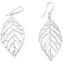 NOVICA .925 Sterling Silver Dangle Earrings Bali Bay Leaf NOVICA .925 Sterling Silver Dangle Earrings Bali Bay Leaf