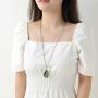 Plumiss Natural Stone Pendant Long Chain Necklace for Women Men