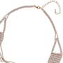 Humble Chic Layered Statement Necklace - Multi-Chain Waterfall Simulated Diamond Long Multistrand Chains Bib for Women - Sparkling CZ Crystal Rhinestone Jewels