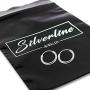 SILVERLINE JEWELRY Sterling Silver 12mm Thin Endless Infinity Sleeper Small Hoop Earrings for Cartilage, Nose, Lips Assorted Colors