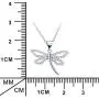 925 Sterling Silver Insect Jewelry Cubic Zirconia Dragonfly Pendant Necklace for Women Ladies Teen Girls Birthday Gifts 925 Sterling Silver Insect Jewelry Cubic Zirconia Dragonfly Pendant Necklace for Women Ladies Teen Girls Birthday Gifts