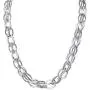 UNY Style Trendy Elegant Vintage Retro Unique Fashion style 2 Tone Double Twist Wire Link Women Short Chain Necklace UNY Style Trendy Elegant Vintage Retro Unique Fashion style 2 Tone Double Twist Wire Link Women Short Chain Necklace