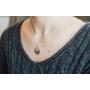 Rosa Vila Vintage Round Wave Necklace, Ocean Jewelry for Women, Ocean Necklace, Go with The Waves Beachy Necklaces