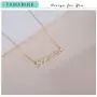 FAMARINE Custom Name Necklace, 18K Gold Plated Nameplate Personalized Jewelry Gift for Women Girl Dainty Necklace FAMARINE Custom Name Necklace, 18K Gold Plated Nameplate Personalized Jewelry Gift for Women Girl Dainty Necklace