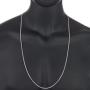1mm-16mm Solid .925 Sterling Silver Flat Cuban Link Curb Chain Necklace or Bracelet