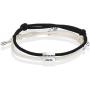 Magnetic Couple Bracelet Set, Black and White Bracelet Adjustable Couple Bracelets Great Gift for Women, Men, Lover, Him Her and Best Friend Rope Bracelet Set of 2