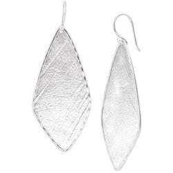Silpada Etched Effect Drop Earrings in Sterling Silver