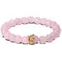 SEVENSTONE 2PCS Crown Couples Bracelet for Men Women King&Queen Bracelet Adjustable 8MM Beads SEVENSTONE 2PCS Crown Couples Bracelet for Men Women King&Queen Bracelet Adjustable 8MM Beads