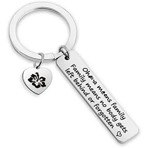 Ohana Keychain Family Member Gift Sweet Home Jewelry Family Keychain (ohana KR) Ohana Keychain Family Member Gift Sweet Home Jewelry Family Keychain (ohana KR)