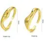 2PCS Plain Gold Rings Classical Plain Stackable Wedding Band Ring Womens Plain Band Knuckle Stacking Rings 18k Gold Plated Ring High Polish Ring Open Adjustable R 2PCS Plain Gold Rings Classical Plain Stackable Wedding Band Ring Womens Plain Band Knuckle Stacking Rings 18k Gold Plated Ring High Polish Ring Open Adjustable R