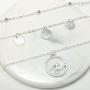 YienDoo Boho Multilayer Silver Ocean Wave Pendant Necklace Chain Dainty Sequins Choker Bohemian Layered Charm Beach Necklace Jewelry for Women and Girls
