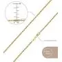 Jewelry Atelier Gold Chain Necklace Collection - 14K Solid Yellow Gold Filled Rope Chain Necklaces for Women and Men with Different Sizes (2.1mm, 2.7mm, or 3.8mm)