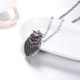 PROSTEEL Stainless Steel Owl Necklace for Men Women, Night Bird Charm Necklace, Vintage Retro Necklace, 22''-24'' Adjustable, Come Gift Box