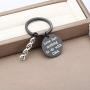 Zuo Bao Step Parent Jewelry for Step Children Love Has Nothing to Do with DNA Daughter/Mother in Law Keychain Birthday Keyring Gift for Stepmom,Stepdad,Stepson,Stepdaughter