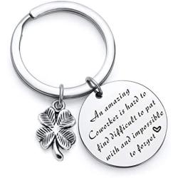 TzrNhm Blossom an Amazing Coworker is Hard to Find Difficult to Part with and Impossible to Forget Bangle Keychain Gfts for Coworkers,Business Partner,Boss,Friends