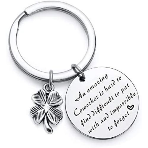TzrNhm Blossom an Amazing Coworker is Hard to Find Difficult to Part with and Impossible to Forget Bangle Keychain Gfts for Coworkers,Business Partner,Boss,Friends