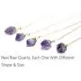 Amethyst Gemstone Necklace 18 inch Free Form Healing Crystals Chakra Stone Jewelry Women Girls Birthday Mothers Gifts Amethyst Gemstone Necklace 18 inch Free Form Healing Crystals Chakra Stone Jewelry Women Girls Birthday Mothers Gifts