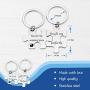 HN HNHB My Missing Piece Fit Me Perfectly Couple Keychain Girlfriend Gift Valentine Jewelry Gifts (Missing Piece KE) …