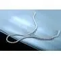 GMESME 18K White Gold Plated Cubic Zirconia Classic Tennis Necklace 18 Inch