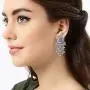 Aheli Oxidised Antique Afghani Tribal Dangle Drop Earrings Ethnic Indian Traditional Bollywood Stylish Party Wear Jewelry for Women Girls