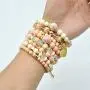 Bohemian Bracelet Sets for Women - 6 Sets Stackable Stretch Bracelets Multi-color Boho Jewelry for Women Hippie Bracelets Dainty Jewelry Best Friend Gift
