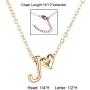 Initial Necklaces for Chain with Heart Pendant Gold Necklaces for Women Letter A-Z Necklace for Teen Girls