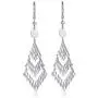 5 Styles Sterling Silver Dangle Earrings for Women Girls Fancy Cut Hook Earrings 5 Styles Sterling Silver Dangle Earrings for Women Girls Fancy Cut Hook Earrings