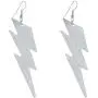 IDB Delicate Filigree Dangle Lightning Bolt Drop Hook Earrings - Available in Silver and Gold Tones IDB Delicate Filigree Dangle Lightning Bolt Drop Hook Earrings - Available in Silver and Gold Tones