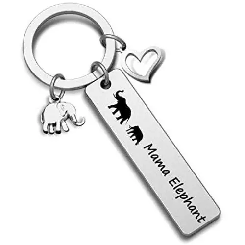 G-Ahora Mama Elephant Bracelet Keychain Necklace Mama and Baby Elephant Jewelry Elephant Gift for Mom New Mommy G-Ahora Mama Elephant Bracelet Keychain Necklace Mama and Baby Elephant Jewelry Elephant Gift for Mom New Mommy