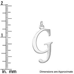 Raposa Elegance Sterling Silver A-Z Initials Charms