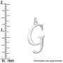 Raposa Elegance Sterling Silver A-Z Initials Charms
