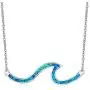 CiNily Opal Pendant Necklace for Women Girls 14K Gold Plated Turtle/Starfish/Dolphin Sea Animal Pendant Opal Jewelry Ocean Necklace