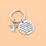 TIIMG Sympathy Keychain Memorial Gifts Loss of Father Mother Husband Dad Son Sister Sympathy Gifts