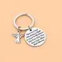 TIIMG Sympathy Keychain Memorial Gifts Loss of Father Mother Husband Dad Son Sister Sympathy Gifts