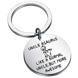 PENQI Best Uncle Gift New Uncle Jewelry Uncle Gift from Niece Nephews for Brother Uncle Saurus Jewelry