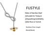 FUSTMW Crystal Bumblebee Pendant Necklace Infinity Love Charm Flying Honeybee Insect Jewelry Gifts (fts 3-8inch Wrist bee Bracelet)