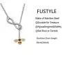 FUSTMW Crystal Bumblebee Pendant Necklace Infinity Love Charm Flying Honeybee Insect Jewelry Gifts (fts 3-8inch Wrist bee Bracelet) FUSTMW Crystal Bumblebee Pendant Necklace Infinity Love Charm Flying Honeybee Insect Jewelry Gifts (fts 3-8inch Wrist bee Bracelet)