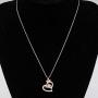 KUIYAI Muslim Islam Allah Pendant Necklace Muslim Jewelry Heart Charm Necklace Religious Gift Eid Gift