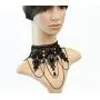 iWenSheng Halloween Costumes Jewelry for Women - Steampunk Black Lace Choker Necklace Gothic Jewelry Accessories, Vampire Choker Necklace Costume for Teen Girls iWenSheng Halloween Costumes Jewelry for Women - Steampunk Black Lace Choker Necklace Gothic Jewelry Accessories, Vampire Choker Necklace Costume for Teen Girls