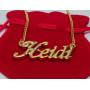 Heidi Personalized Name Necklace 18K Gold Plated Necklace - Jewelry Gift Women, Girlfriend, Mother, Sister, Friend