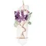 JOVIVI Chakra Gemstone Tree of Life Wire Wrapped Natural Clear Quartz Healing Crystal Point Pendant Necklace Mothers Day Gift JOVIVI Chakra Gemstone Tree of Life Wire Wrapped Natural Clear Quartz Healing Crystal Point Pendant Necklace Mothers Day Gift