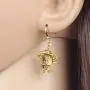 WEVENI Alloy Cute Mushroom Duck Earrings Dangle Silver Gold Plated Jewelry Dainty Gift for Girls Women Ladies