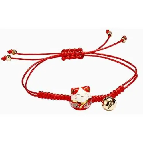Handmade Red Braided Rope Thread Bracelet Cat Transfer Lucky Temperament Fashion Jewelry Red Rope Bracelet for Women Gifts(red) Handmade Red Braided Rope Thread Bracelet Cat Transfer Lucky Temperament Fashion Jewelry Red Rope Bracelet for Women Gifts(red)