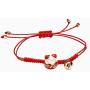 Handmade Red Braided Rope Thread Bracelet Cat Transfer Lucky Temperament Fashion Jewelry Red Rope Bracelet for Women Gifts(red)