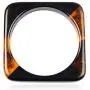 RIAH FASHION Lightweight Acrylic Statement Bracelet - Mottled Acetate Bangle Tortoise Shell, Leopard Animal Marbled Open Cuff, Chunky Square RIAH FASHION Lightweight Acrylic Statement Bracelet - Mottled Acetate Bangle Tortoise Shell, Leopard Animal Marbled Open Cuff, Chunky Square